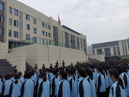 20220829第一次升旗仪式 20220829第一次升旗仪式