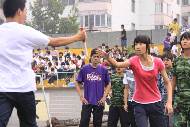 2011郑州五中运动会30*40接力赛